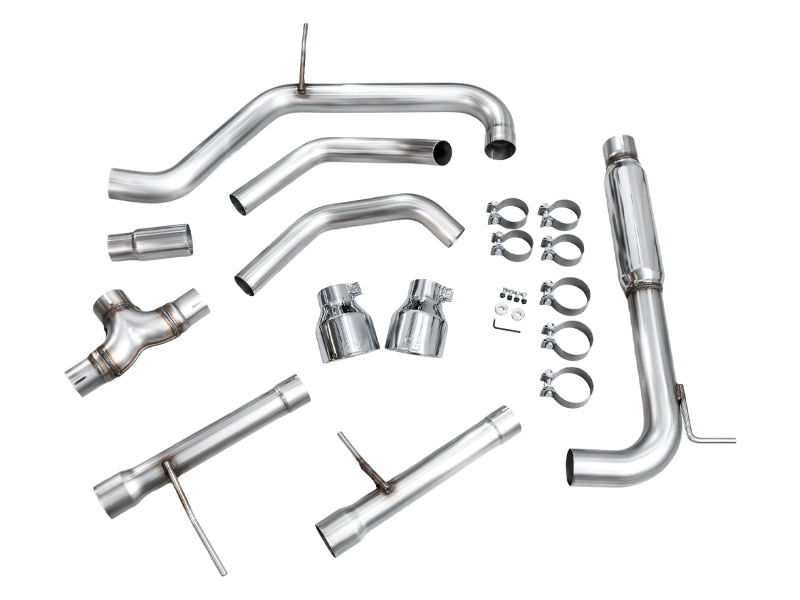 AWE 22-25 Volkswagen Jetta GLI Track Edition Exhaust - Chrome Silver Tips