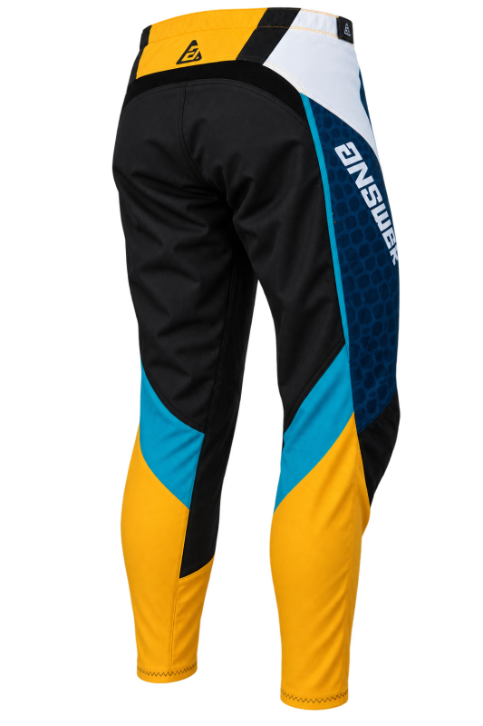 Answer  Syncron Raceday Pants Yellow/Navy/Cyan/White Size - 34