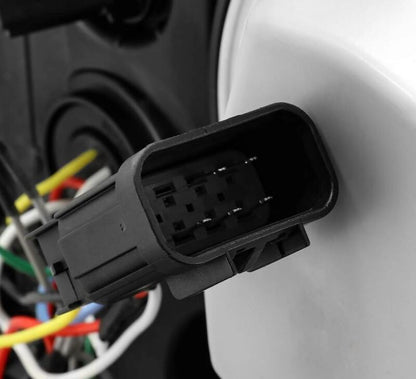 AlphaRex 880098 15-19 Chevy Silverado 2500/3500 LUXX-Series Proj. Headlights Blk w/Actv SeqSig & SBDRL