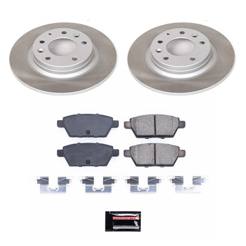 Power Stop 06-11 Mercury Milan Rear Semi-Coated Rotor Kit PowerStop