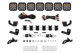 Diode Dynamics Prinsu/Sherpa Roof Racks- SS5 7-Pod CrossLink Mounting Kit Sport White Driving