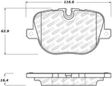 StopTech Street Disc Rear Brake Pads - 305.14270