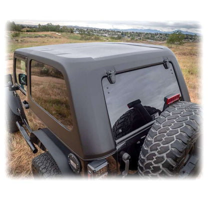 Turn Offroad 07-18 Jeep JK 2 Door Fastback Hardtop 2-Piece White