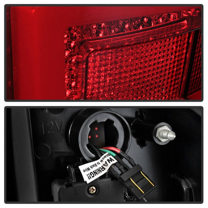 Spyder 16-17 Toyota Tacoma LED Tail Lights - Red Clear (ALT-YD-TT16-LED-RC) SPYDER