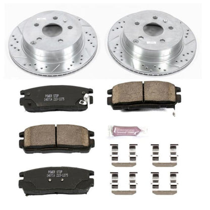 Power Stop 10-17 Chevrolet Equinox Rear Z23 Evolution Sport Brake Kit PowerStop