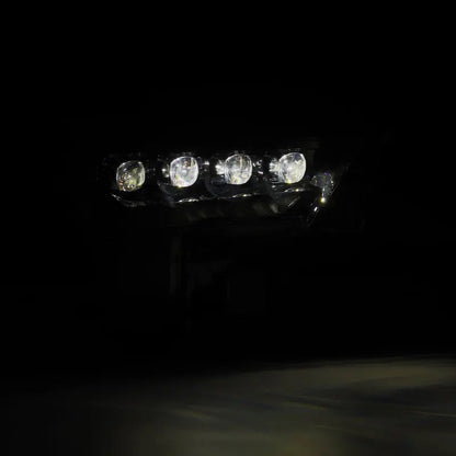 AlphaRex 880861 22-23 Toyota Tundra NOVA-Series Headlights Alpha-Blk w/White DRL - Req 810029 OR 810030 AlphaRex