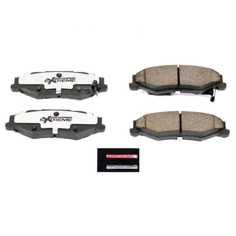 Power Stop 04-09 Cadillac XLR Rear Z26 Extreme Street Brake Pads w/Hardware PowerStop