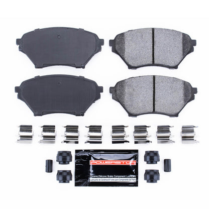 Power Stop 01-05 Mazda Miata Front Z23 Evolution Sport Brake Pads w/Hardware PowerStop