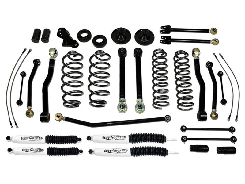 Tuff Country 07-18 Jeep Wrangler JK 4in Performance Lift Kit EZ-Flex (SX6000 Shocks)