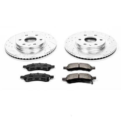 Power Stop 08-17 Buick Enclave Front Z23 Evolution Sport Brake Kit PowerStop