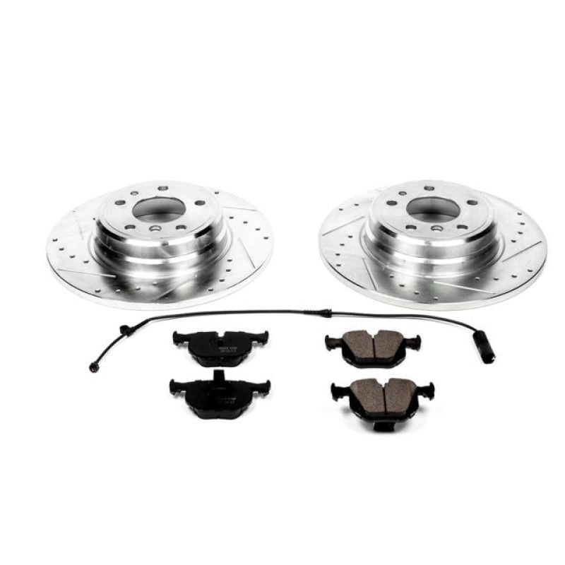 Power Stop 1995 BMW 740i Rear Z23 Evolution Sport Brake Kit PowerStop