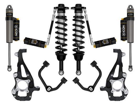 ICON 21-24 Ford F150 4WD 3.5-4.5in Stage 4 Suspension System - Tubular CDCV
