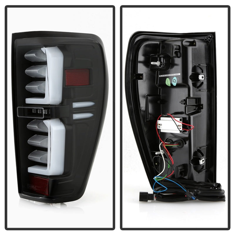 Spyder GMC Sierra 19-20 Incandescent Bulb Model Only LED Tail Lights - Black ALT-YD-GS19-LED-BK SPYDER