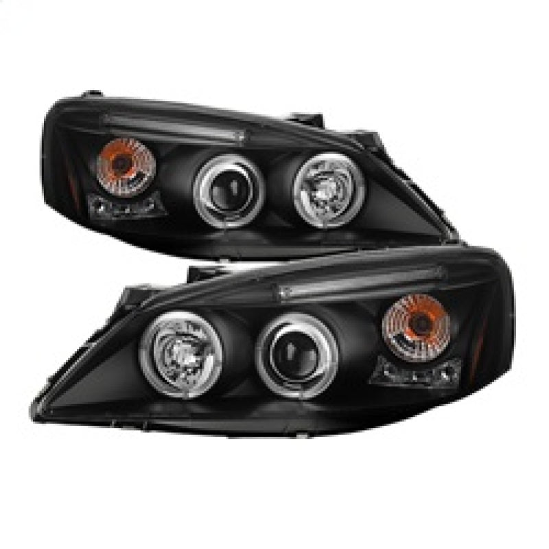Spyder Pontiac G6 2/4DR 05-08 Projector Headlights LED Halo LED Blk PRO-YD-PG605-HL-BK SPYDER