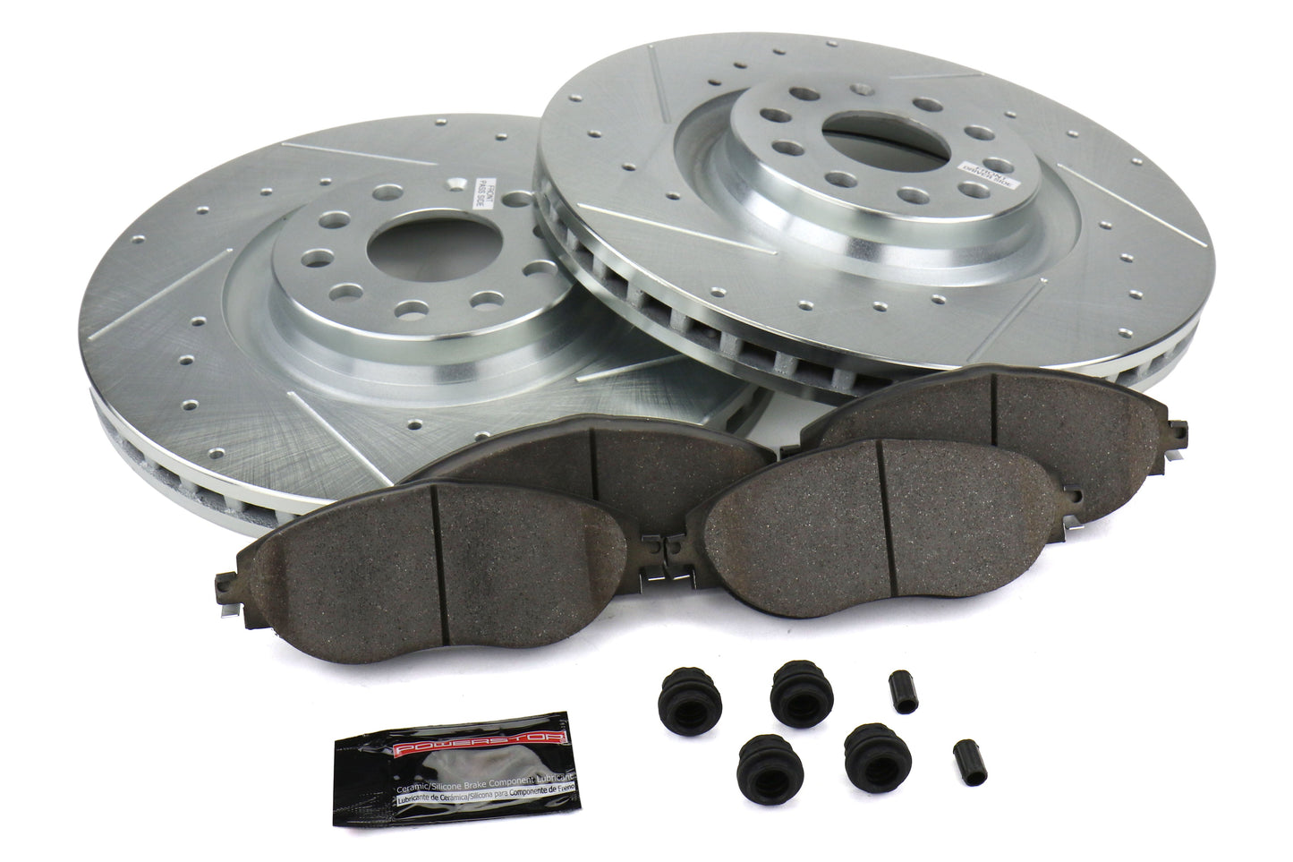 Power Stop 2019 Volkswagen Golf Front & Rear Z23 Evolution Sport Coated Brake Kit