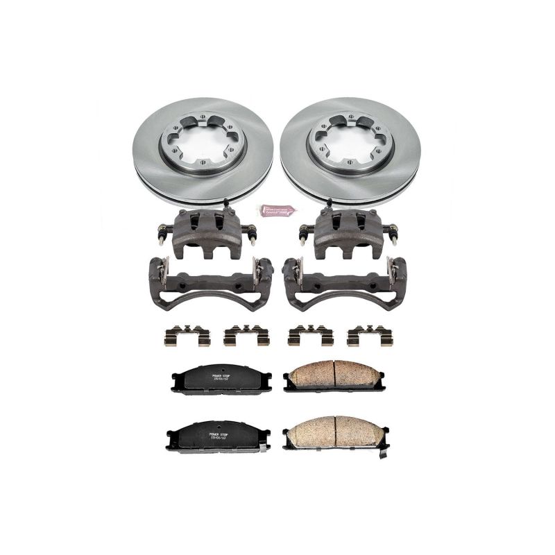 Power Stop 93-94 Nissan D21 Front Autospecialty Brake Kit w/Calipers PowerStop