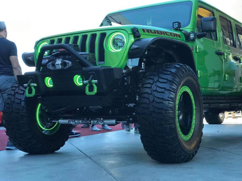 Oracle Jeep Wrangler JK 07-17 LED Waterproof Halo Kit - ColorSHIFT w/ Simple Controller ORACLE Lighting