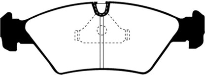 EBC GreenStuff Front Brake Pads - DP2414 EBC