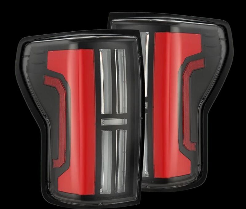 AlphaRex 670052 07-13 Toyota Tundra Nova-Series LED Tail Lights - Black Red