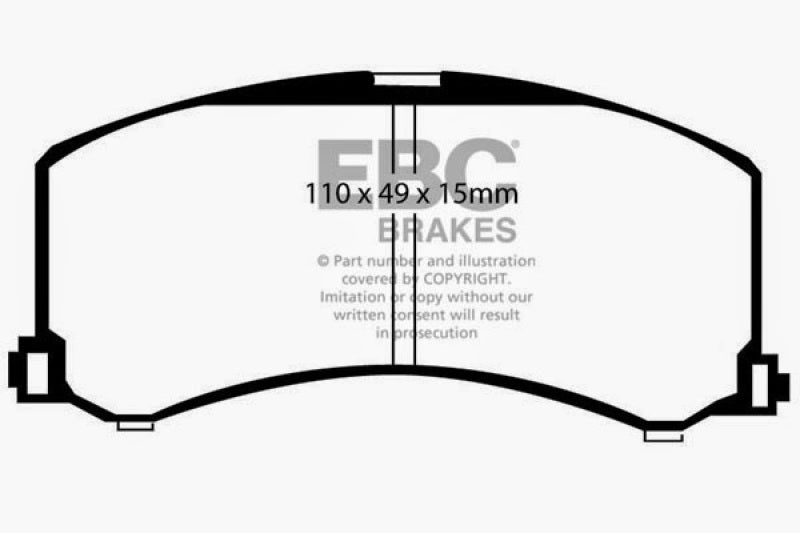EBC GreenStuff Front Brake Pads - DP21041 EBC