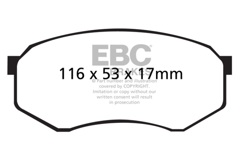 EBC Ultimax2 Front Brake Pads - UD433