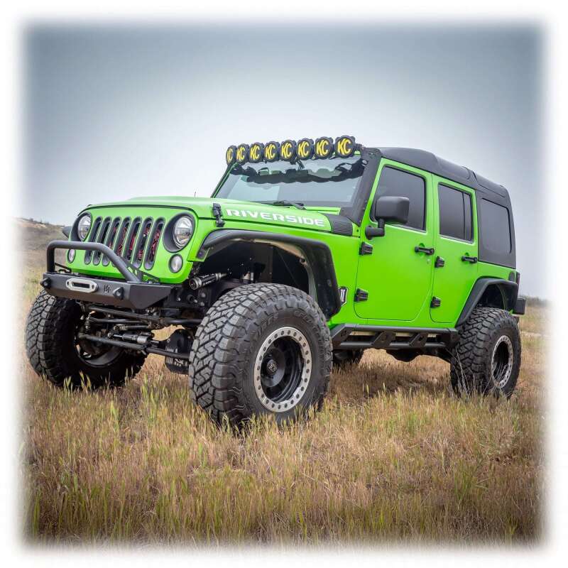 Turn Offroad 07-18 Jeep JK 4 Door Safari Hardtop 2-Piece White