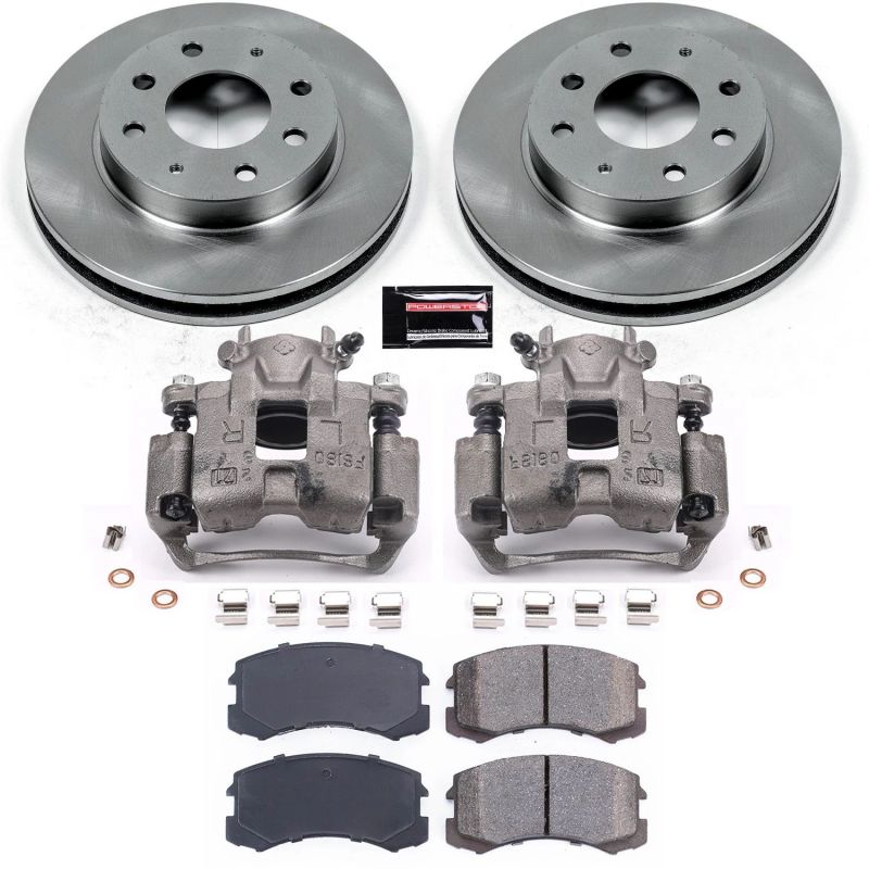 Power Stop 02-07 Mitsubishi Lancer Front Autospecialty Brake Kit w/Calipers PowerStop
