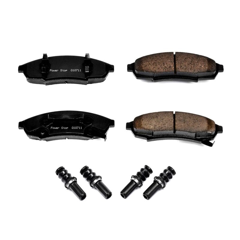 Power Stop 88-96 Buick Regal Front Z17 Evolution Ceramic Brake Pads w/Hardware PowerStop
