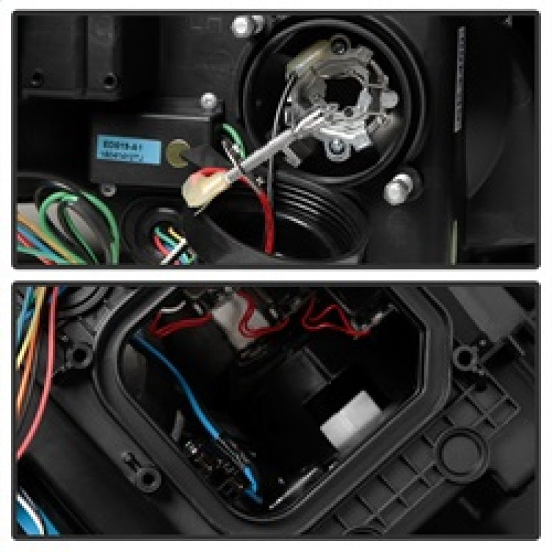 Spyder Lexus GS 300 / 350 / 450 06-11 Headlights - HID Model Only - Black PRO-YD-LG06-HID-DRL-BK SPYDER