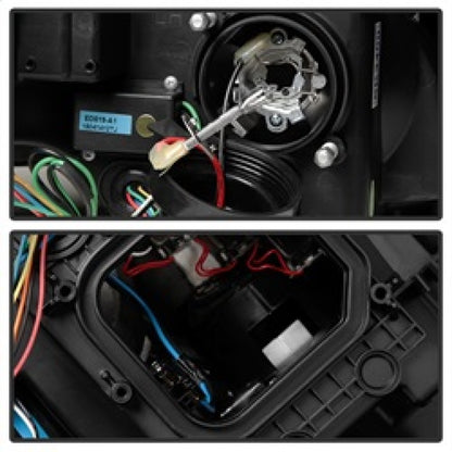 Spyder Lexus GS 300 / 350 / 450 06-11 Headlights - HID Model Only - Black PRO-YD-LG06-HID-DRL-BK SPYDER