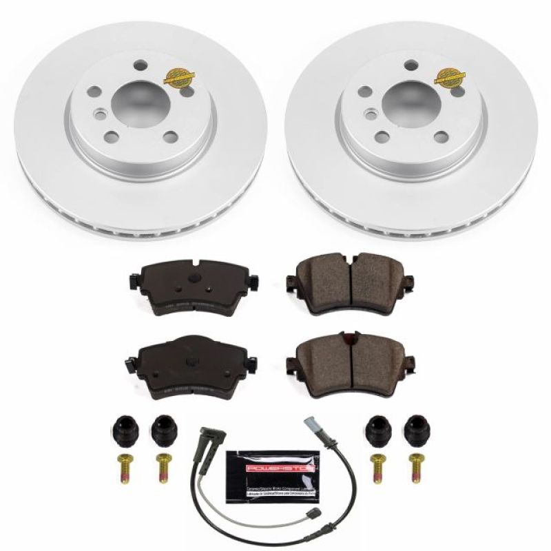 Power Stop 16-18 Mini Cooper Clubman Front Z23 Evolution Sport Coated Brake Kit PowerStop