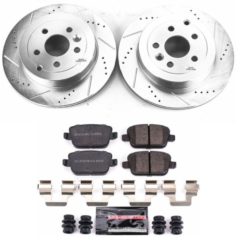 Power Stop 08-12 Land Rover LR2 Rear Z23 Evolution Brake Kit PowerStop