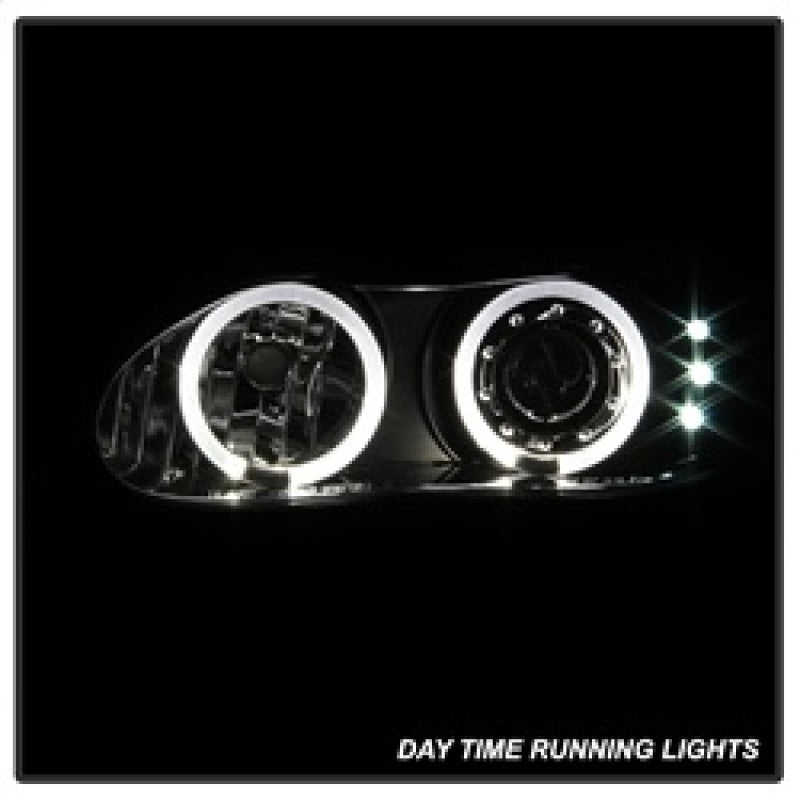 Spyder Chevy Camaro 98-02 Projector Headlights LED Halo LED Blk - Low H1 PRO-YD-CCAM98-HL-BK SPYDER