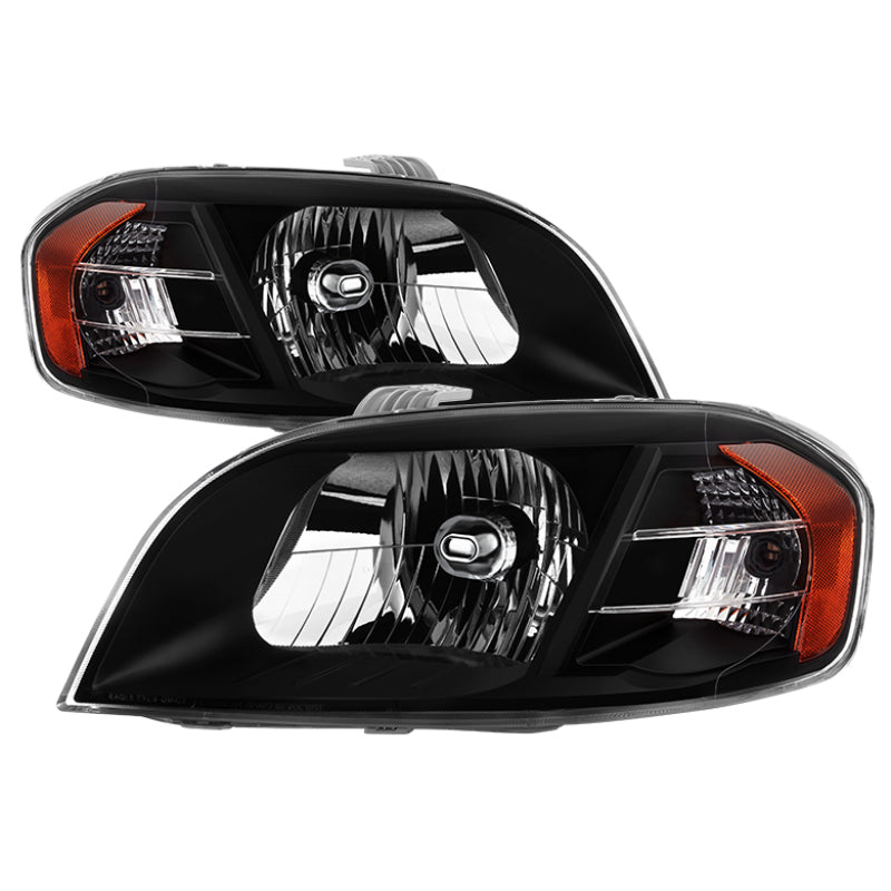 xTune Chevy Aveo 07-11 Notchback Model Only OEM Style Headlights - Black HD-JH-CAVEO07-AM-BK SPYDER
