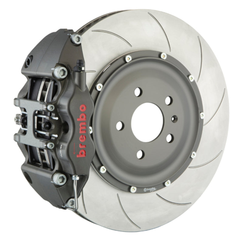 Brembo 15-23 Mustang PISTA Front Race BBK 4 Piston Billet 2pc380x34x6 5a 2pc Rotor T5-Clear HA