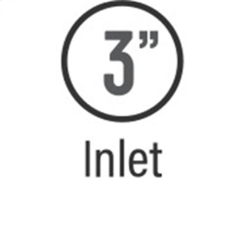 MagnaFlow Tip Black Coated  w/ Clamp Single Wall Round Outlet 4in Diameter 3in Inlet 12in Length Magnaflow