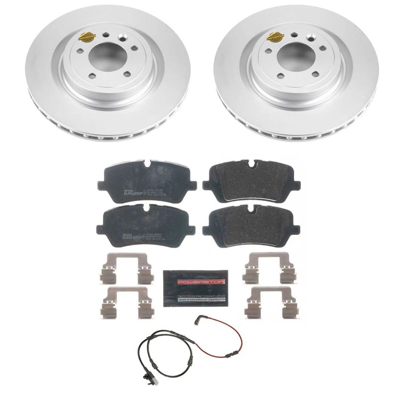 Power Stop 2017 Land Rover Discovery Rear Euro-Stop Brake Kit PowerStop