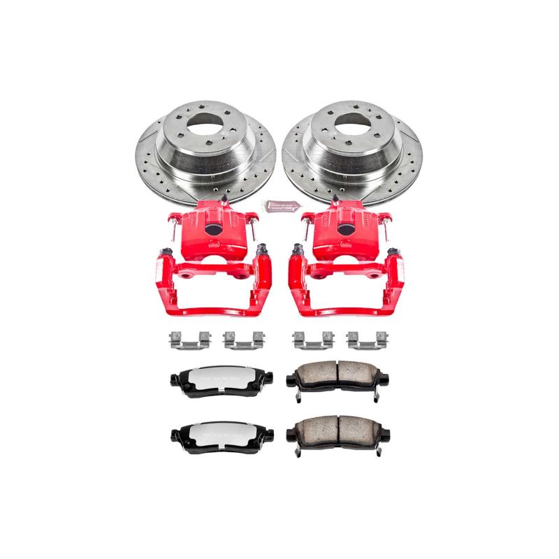 Power Stop 04-07 Buick Rainier Rear Z36 Truck & Tow Brake Kit w/Calipers PowerStop