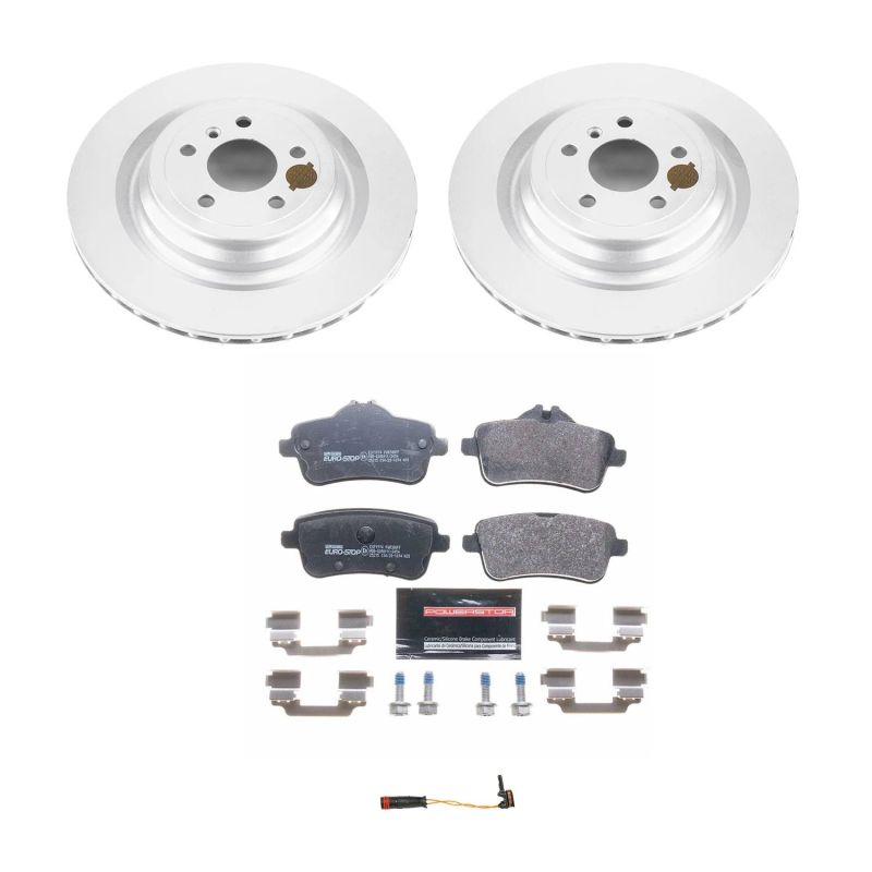 Power Stop 17-19 Mercedes-Benz GLS450 Rear Euro-Stop Brake Kit PowerStop