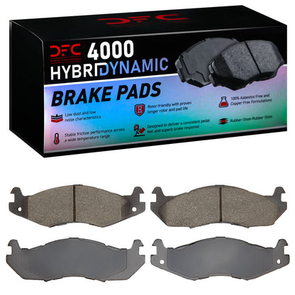 DFC 82-92 Jeep Wrangler Front 4000 Hybridynamic Brake Pads