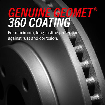 Power Stop 02-07 Mitsubishi Lancer Front Evolution Geomet Coated Rotor PowerStop