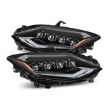 AlphaRex 880494 23-24 Nissan Z NOVA-Series LED Projector Headlights Alpha-Blk w/Activation Light & Seq.Sig