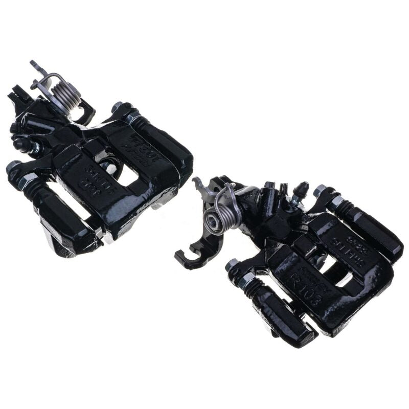 Power Stop 04-08 Acura TSX Rear Black Caliper - Pair w/Bracket PowerStop