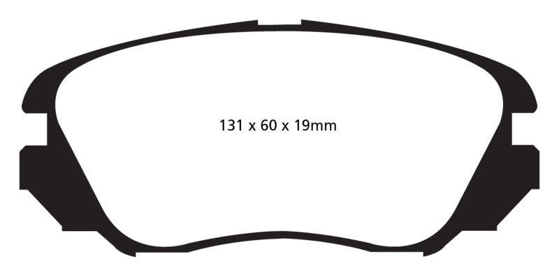 EBC YellowStuff Front Brake Pads - DP42013R