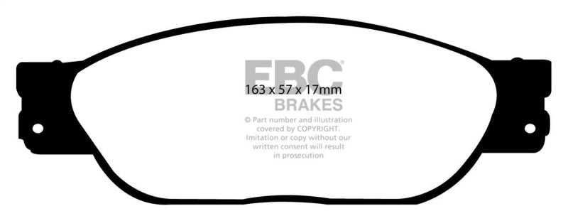 EBC YellowStuff Front Brake Pads - DP41220R EBC