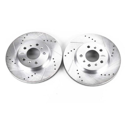 Power Stop 06-11 Buick Lucerne Front Evolution Drilled & Slotted Rotors - Pair PowerStop