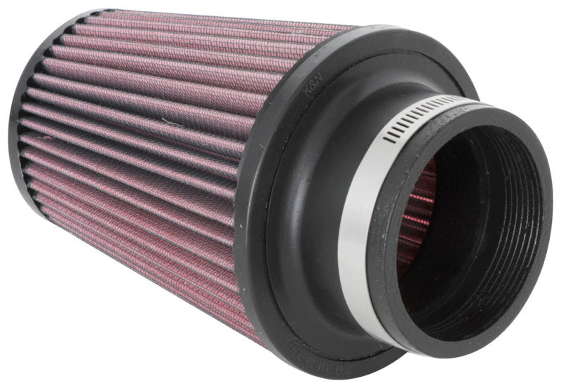 K&N Universal Clamp-On Air Filter 3in Flange ID x 5in Base OD x 3.5in Top OD x 6in Height K&N Engineering