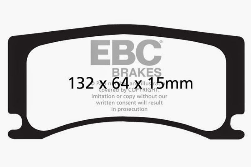 EBC YellowStuff Rear Brake Pads - DP42112R EBC