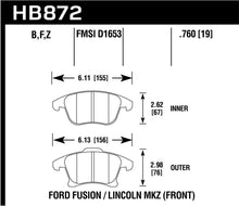 Load image into Gallery viewer, Hawk 13-17 Ford Fusion LTS Street Brake Pads