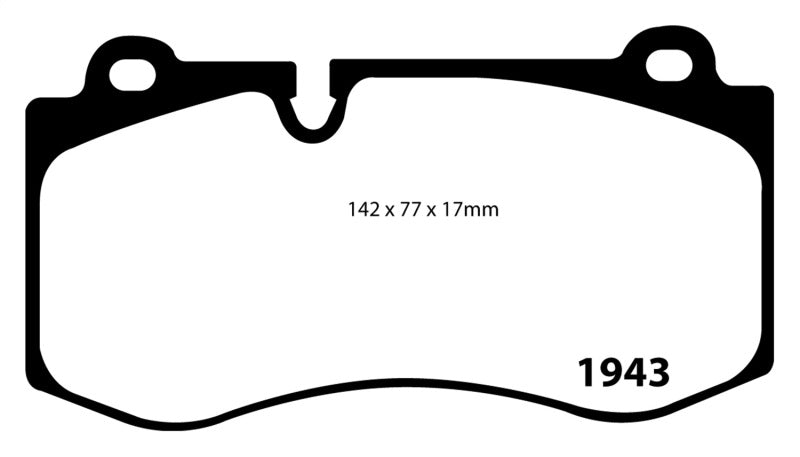 EBC YellowStuff Front Brake Pads - DP41943R EBC